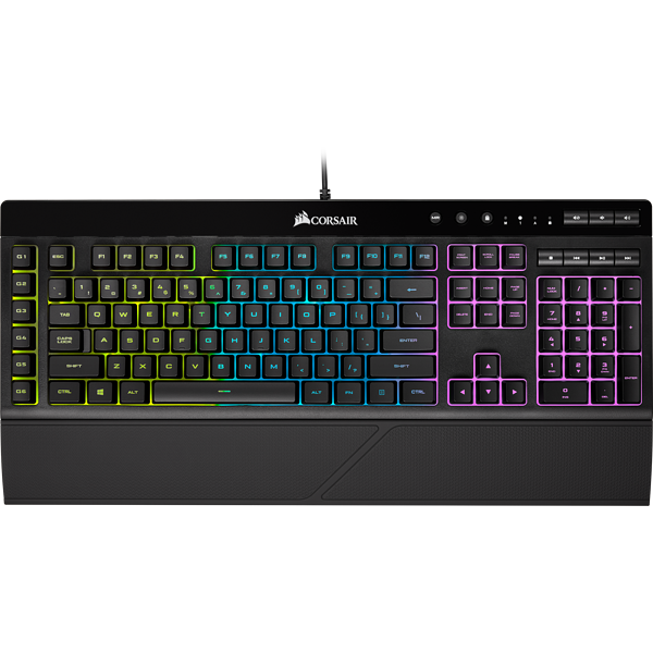 TECLADO CORSAIR ALAMBRICO K55 RGB LED RGB CH-9206015-SP