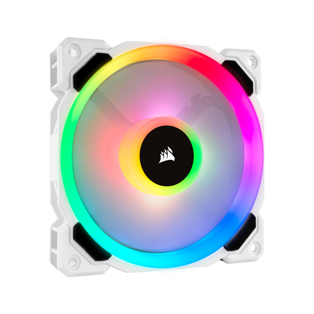 VENTILADOR CORSAIR LL120RGB LUZ DUAL 120MM BLANCO CO-9050091-WW