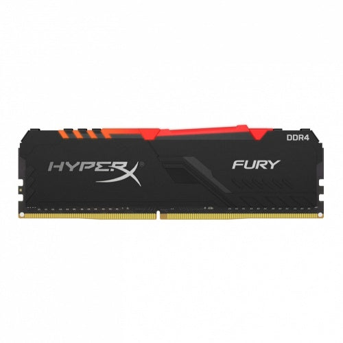 MEMORIA RAM KINGSTON HYPERX FURY RGB 8GB DDR4 3733MHZ CL19 HX437C19FB3A/8
