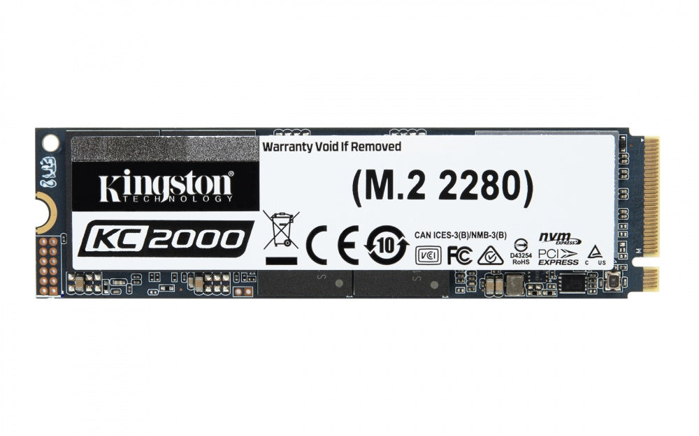 UNIDAD SSD M.2 KINGSTON KC2000 2TB NVMe PCIe SSD NAND 3D SKC2000M8/2000G
