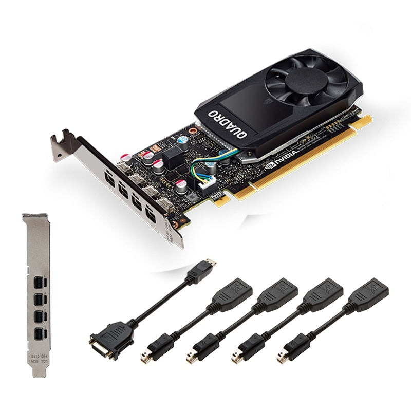 TARJETA DE VIDEO PNY QUADRO P1000 V2 4GB DDR5 128BIT VCQP1000V2-PB