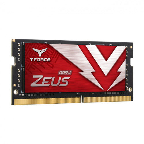 MEMORIA RAM TEAMGROUP T FORCE ZEUS SODIMM 16GB DDR4 2666MHZ ROJO TTZD416G2666HC19 S01