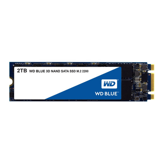 UNIDAD DE ESTADO SOLIDO SSD WD BLUE M.2 2280 2TB SATA3 3D NAND WDS200T2B0B
