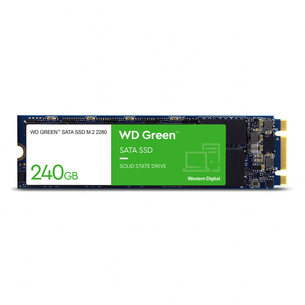 UNIDAD ESTADO SOLIDO SSD M.2 WD 240GB (WDS240G3G0B) GREEN, SATA3, 2280