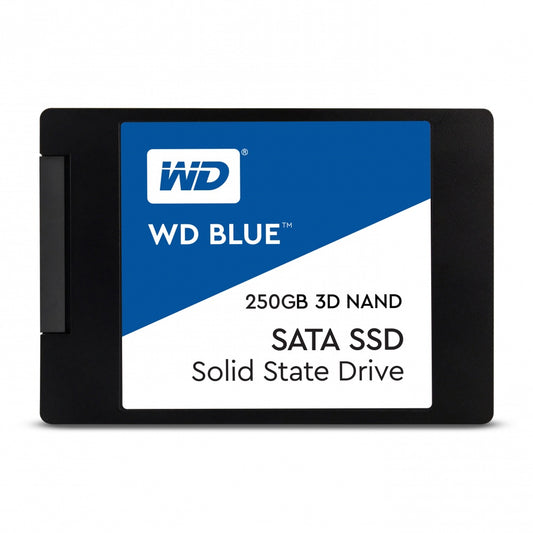 UNIDAD DE ESTADO SOLIDO SSD WD BLUE 250GB 2.5" SATA 3DNAND 7MM WDS250G3B0A