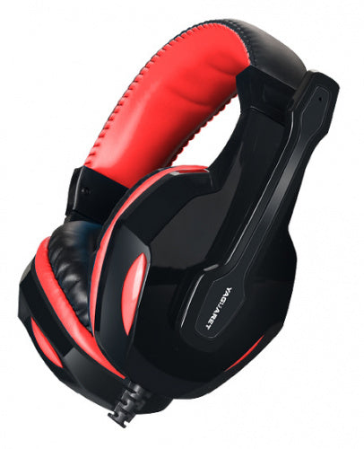 AURICULARES YAGUARET KRAVEN GAMING ROJO-NEGRO 3.5MM HGKRAVENYGT