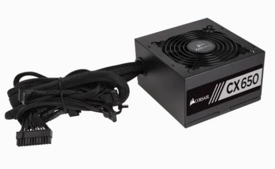FUENTE DE PODER CORSAIR CX650 650W 80 PLUS BRONZE CP-9020122-NA