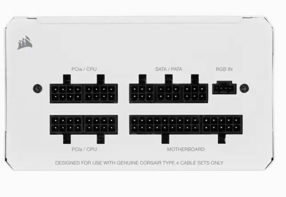 FUENTE DE PODER CORSAIR CX750F RGB 750W 80 PLUS BRONCE ATX BLANCA CP-9020227-NA