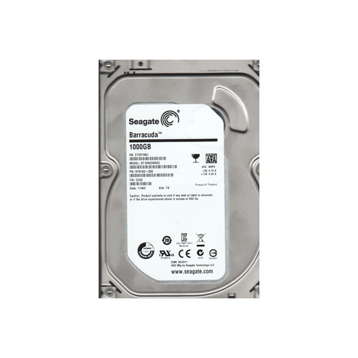 DISCO DURO INTERNO NEW PULL SEAGATE 1TB 5900RPM SATA3 3.5" DDSAPSEA1TB59