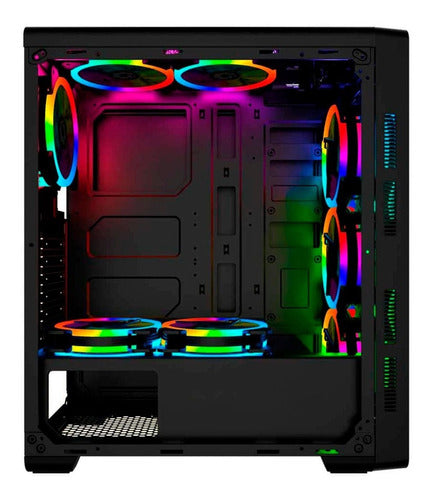 GABINETE OCELOT CRISTAL TEMPLADO PANEL LATERAL ATX OGMC02
