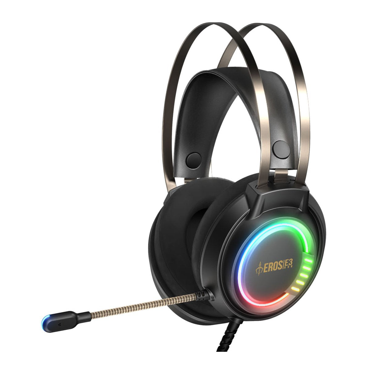AURICULARES GAMDIAS EROS E3 STEREO RGB USB+3.5MM C/MIC OMNI