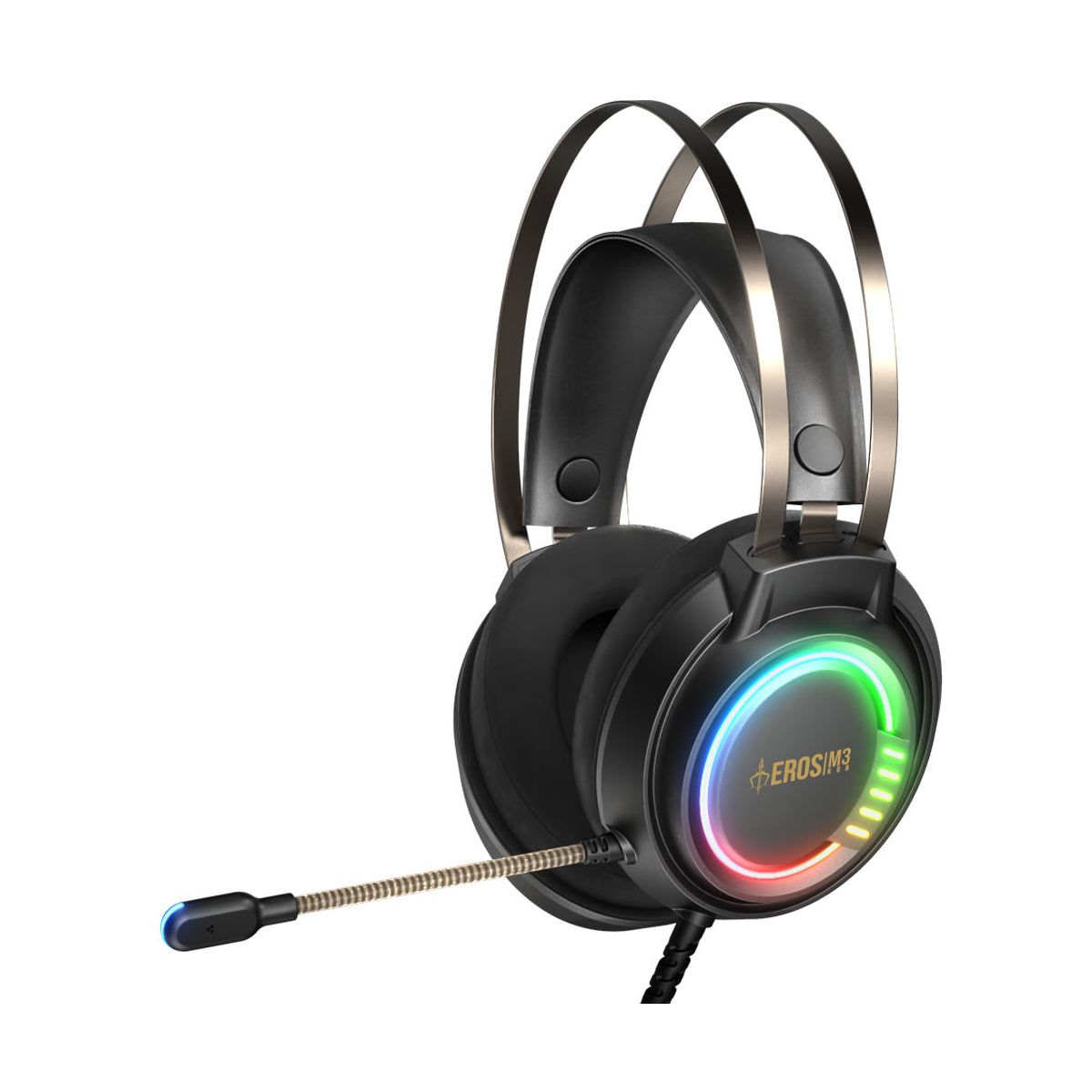 AURICULARES GAMDIAS EROS M3 STEREO RGB USB C/MIC OMNI