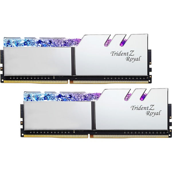 MEMORIA RAM G.SKILL 16GB DDR4 3600MHZ (2X8GB) TRIDENT Z ROYAL SILVER F4-3600C18D-16GTRS