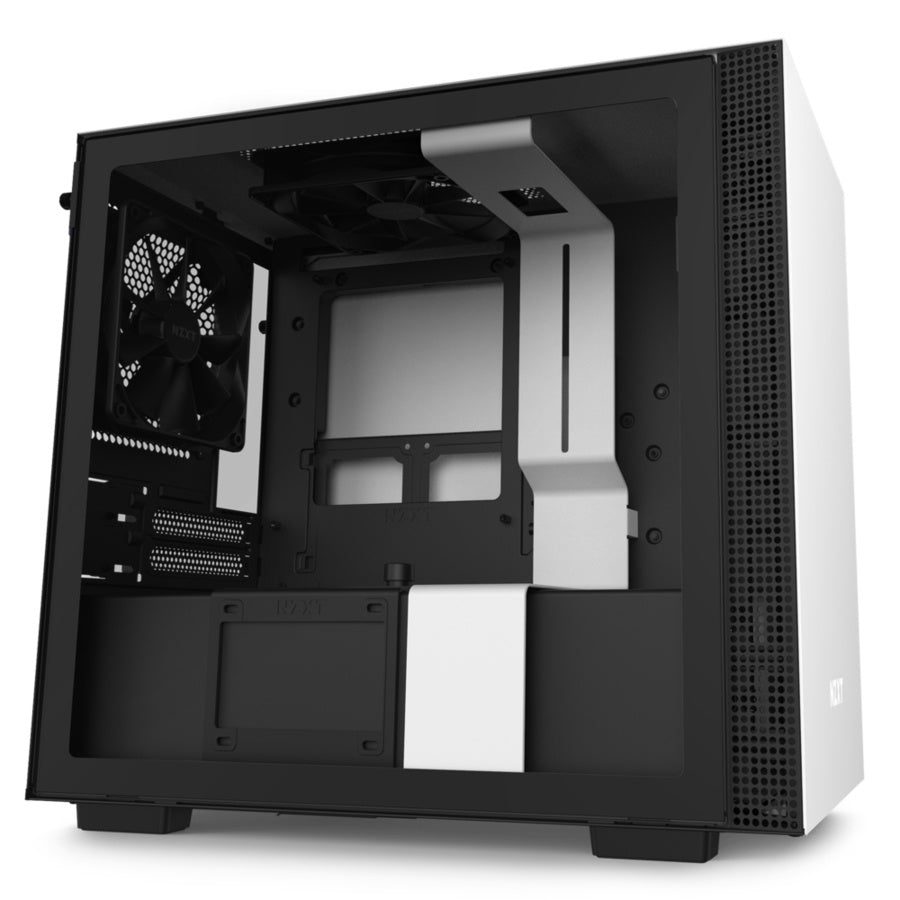 GABINETE NZXT H210 MINI BLANCO-NEGRO MITX CA-H210B-W1