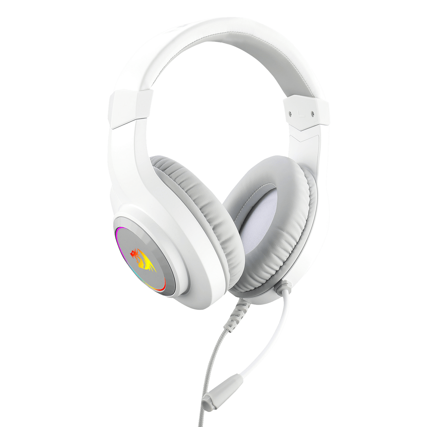 AURICULARES REDRAGON HYLAS BLANCO 3.5MM RGB XBOX ONE SWITCH PS4 H260W-RGB