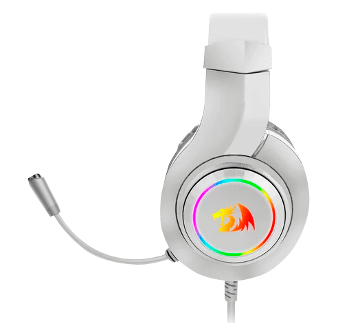 AURICULARES REDRAGON HYLAS BLANCO 3.5MM RGB XBOX ONE SWITCH PS4 H260W-RGB