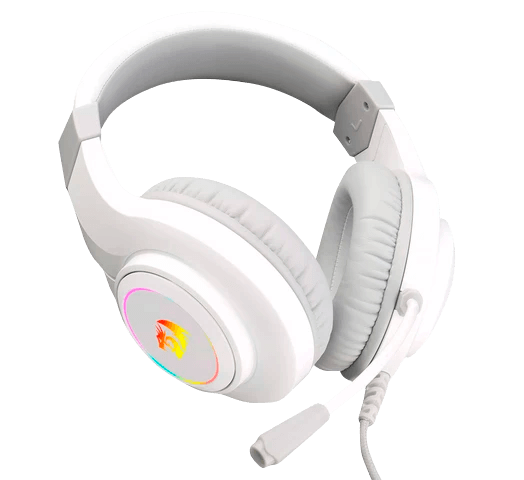 AURICULARES REDRAGON HYLAS BLANCO 3.5MM RGB XBOX ONE SWITCH PS4 H260W-RGB