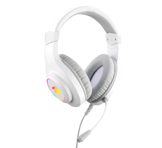 AURICULARES REDRAGON HYLAS BLANCO 3.5MM RGB XBOX ONE SWITCH PS4 H260W-RGB