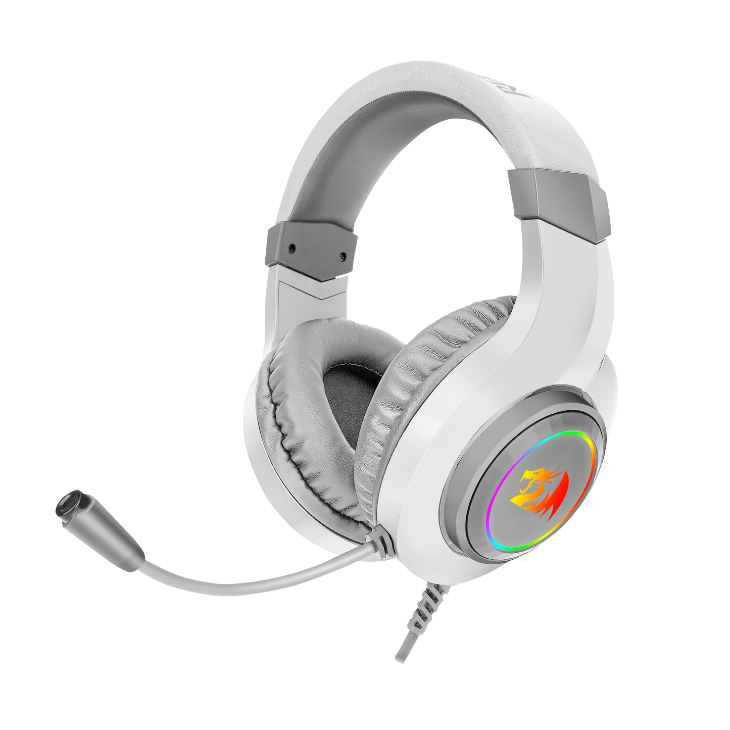 AURICULARES REDRAGON HYLAS BLANCO 3.5MM RGB XBOX ONE SWITCH PS4 H260W-RGB