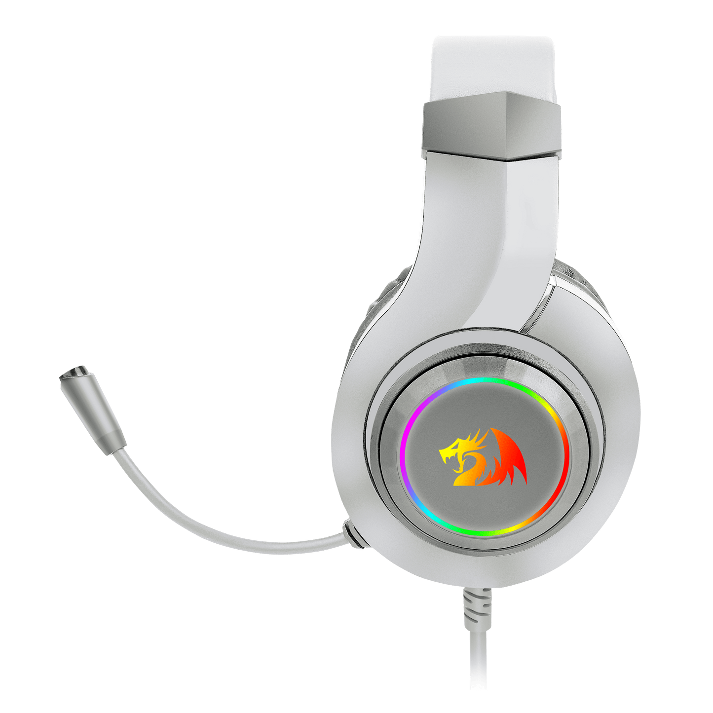 AURICULARES REDRAGON HYLAS BLANCO 3.5MM RGB XBOX ONE SWITCH PS4 H260W-RGB