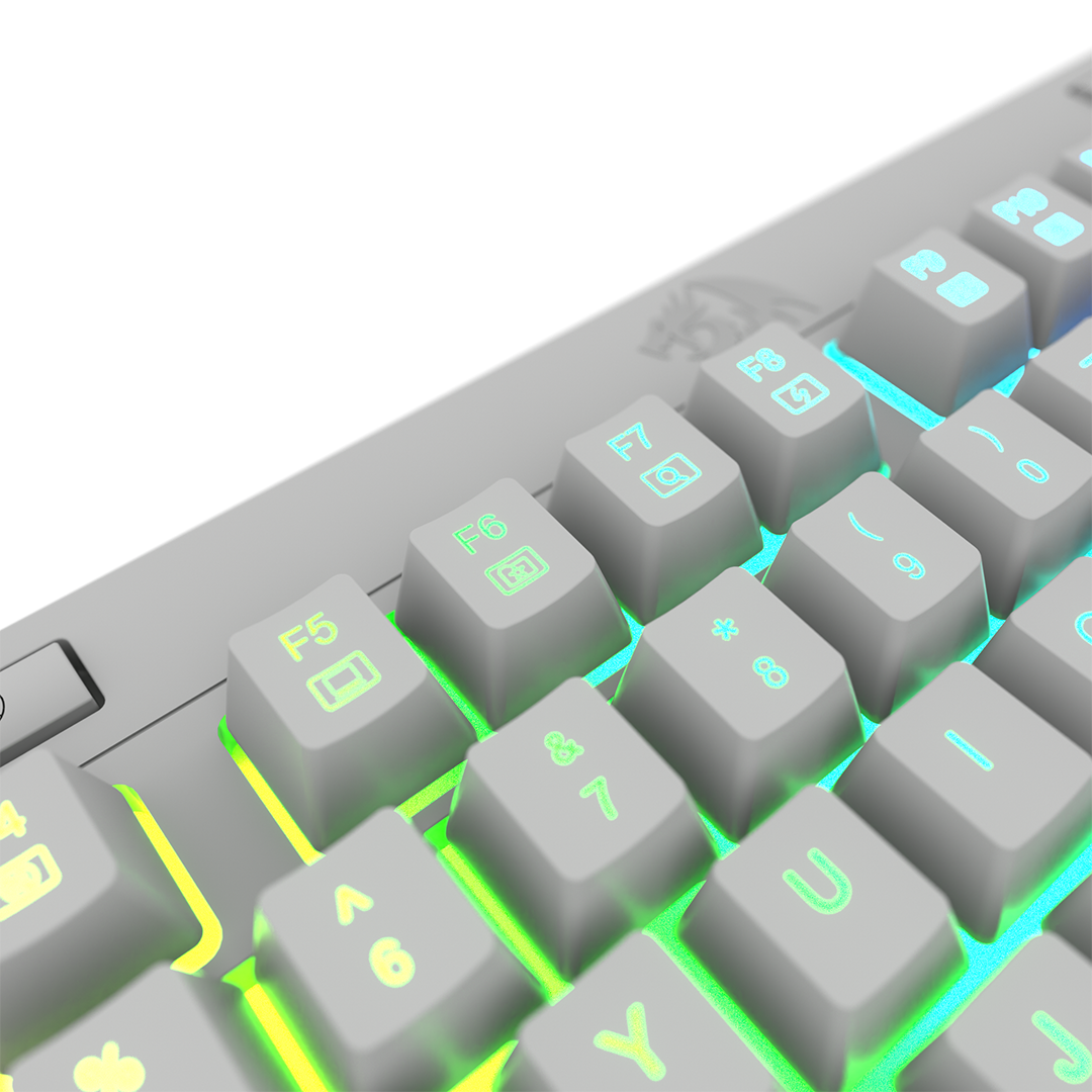 TECLADO REDRAGON SHIVA K512 BLANCO MEMBRANA RGB K512W-RGB-SP