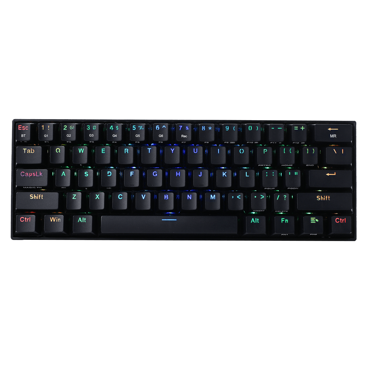 TECLADO MECANICO REDRAGON DRACONIC K530RGB NEGRO 60%