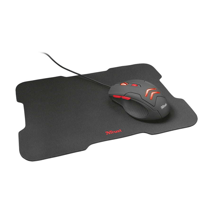 COMBO DE MOUSE Y MOUSEPAD TRUST ZIVA
