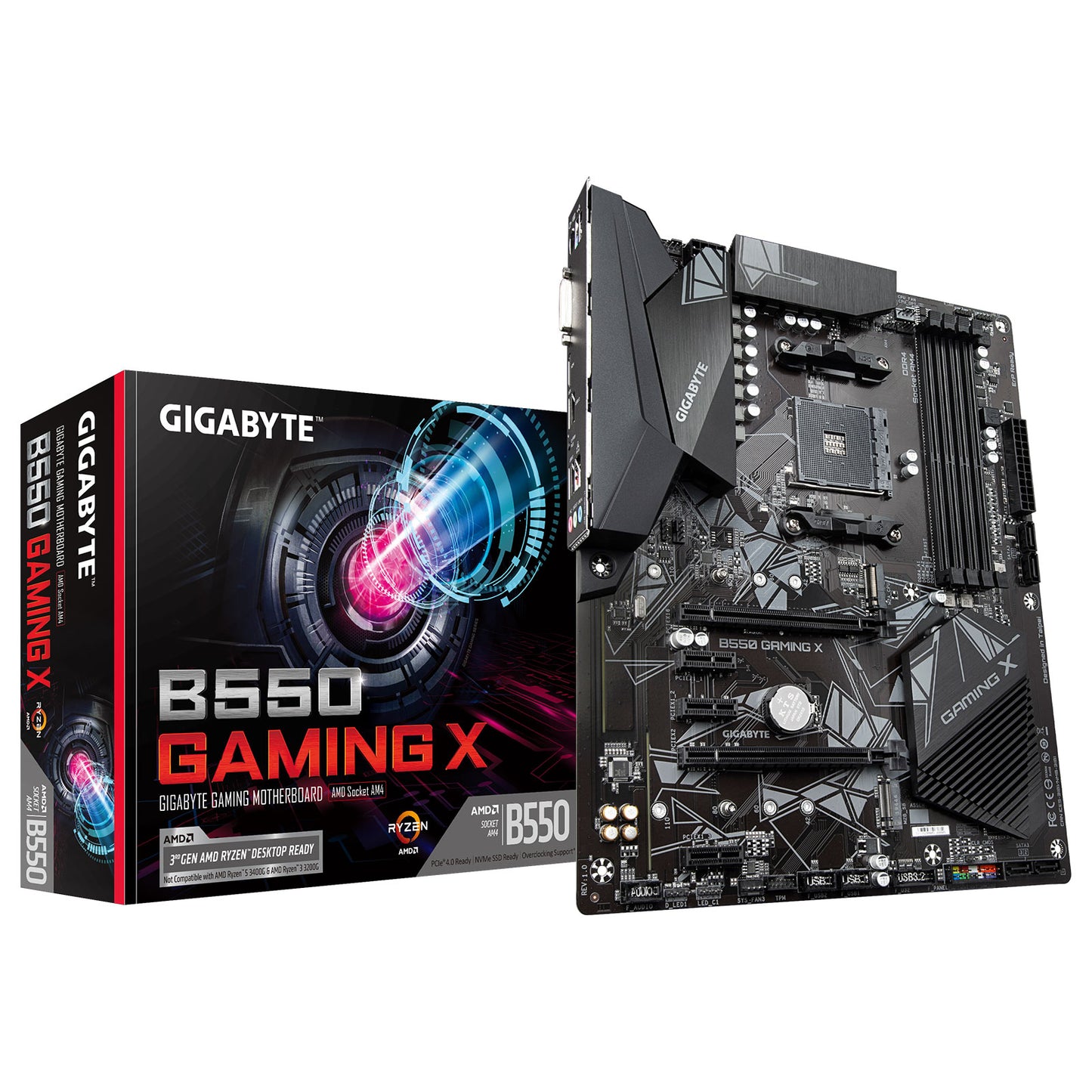 TARJETA MADRE GIGABYTE B550 GAMING X AMD S-AM4 3A GEN ATX DDR4