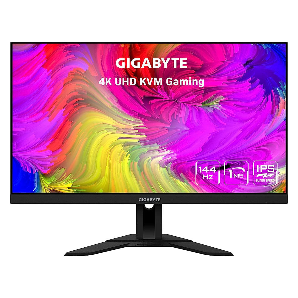 MONITOR LED GIGABYTE 28" (M28U) 3840 X 2160 UHD, PLANO, 144HZ, 2*HDMI 2.1, DP, USB TIPO C