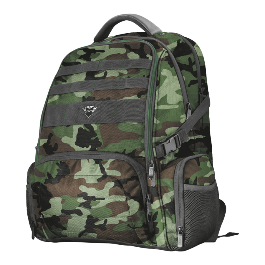 MOCHILA GAMER TRUST GXT 1250G HUNTER CAMUFLAJE