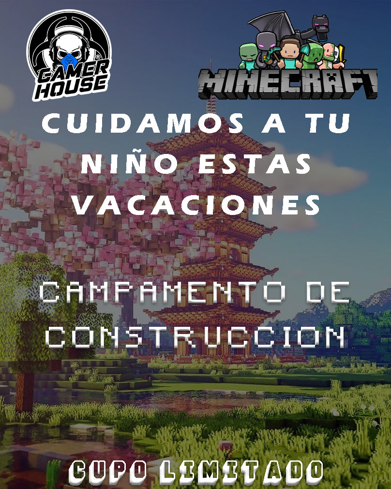CAMPAMENTO DE VERANO MINECRAFT JULIO 2022