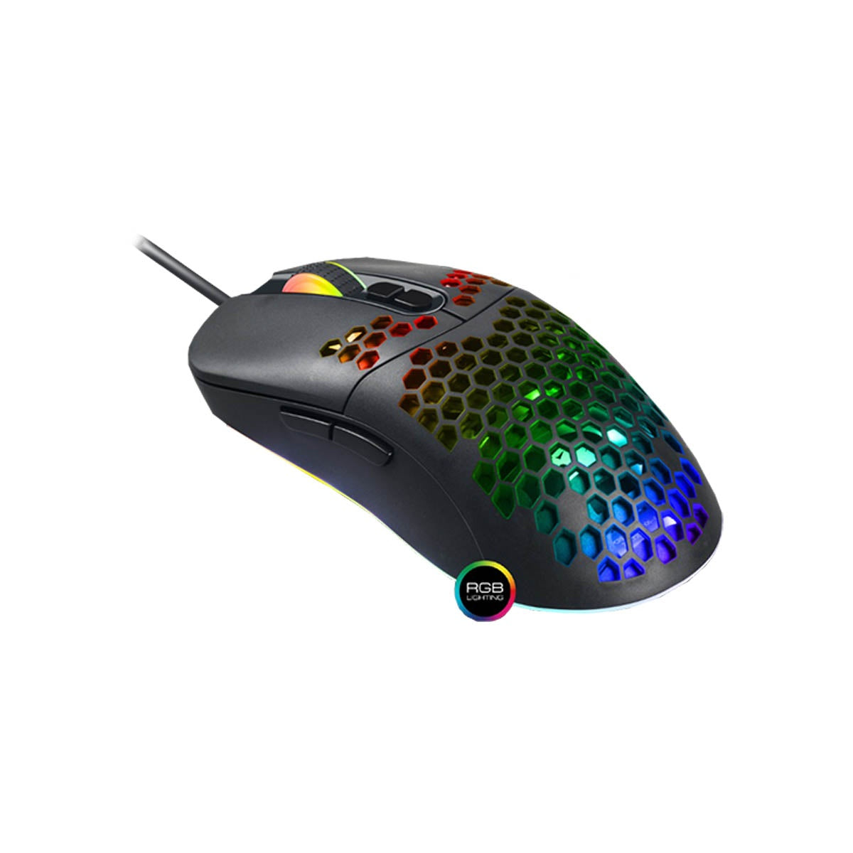 MOUSE YAGUARET MANTIS GAMING 7BOT RGB 800-6400DPI GMMANTISYGT