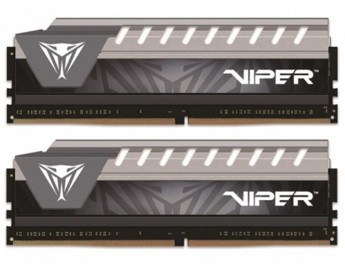 MEMORIA RAM PATRIOT VIPER ELITE 16GB DDR4 2666MHZ (2X8GB) GRAY HEATSINK CL16 PVE416G266C6KGY