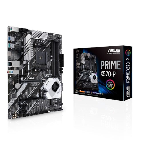 TARJETA MADRE ASUS PRIME X570-P AM4 4xDDR4 DUAL M.2 AURA SYNC RGB ATX