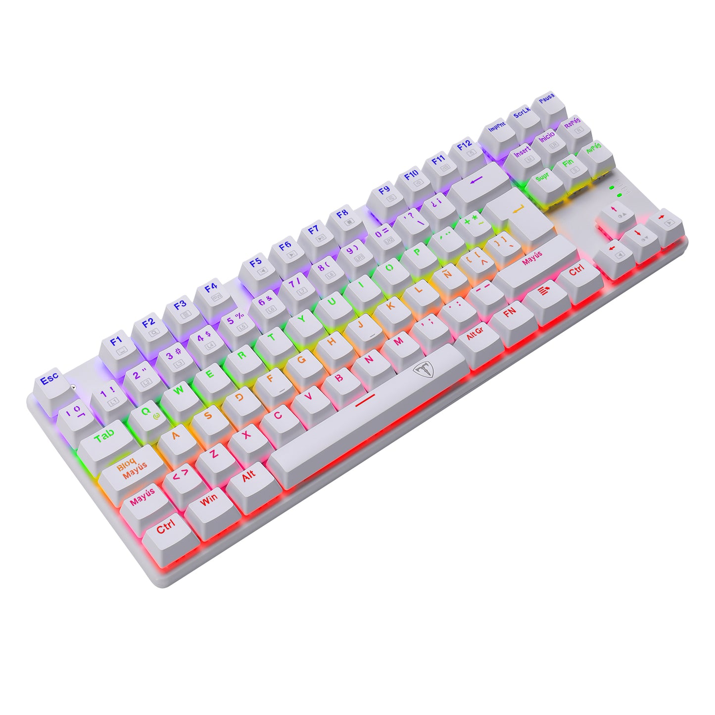 COMBO TECLADO Y MOUSE T-DAGGER ADVANCE FORCE WHITE T-TGS005