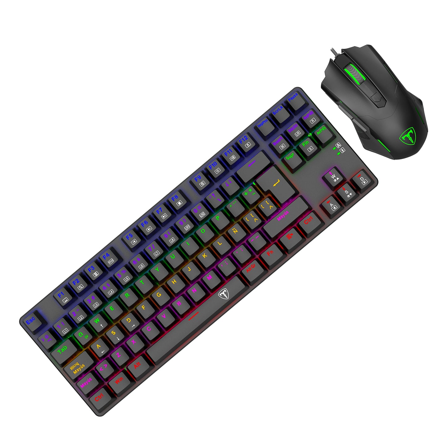 COMBO TECLADO Y MOUSE T-DAGGER ADVANCE FORCE T-TGS005