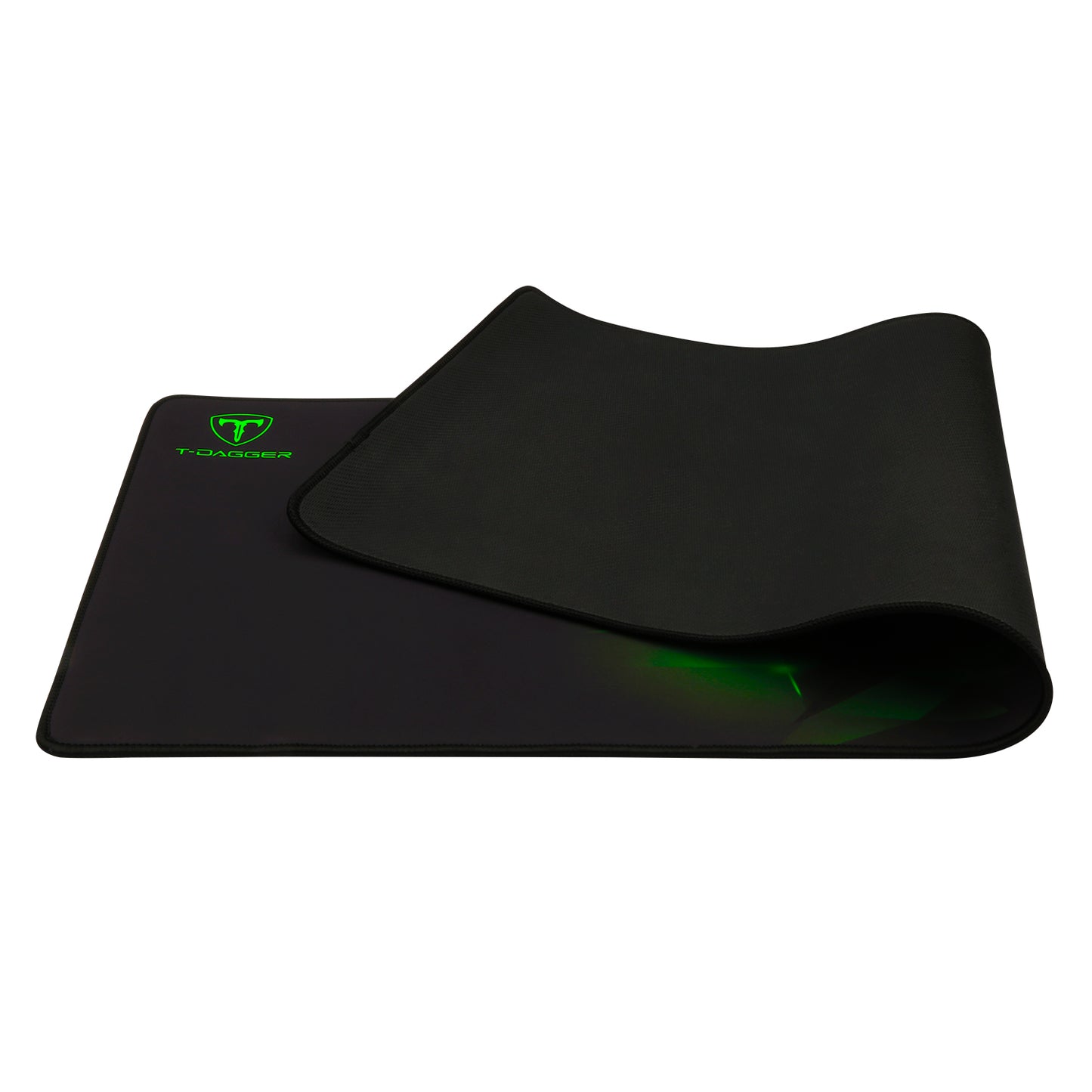 ALFOMBRILLA T-DAGGER GEOMETRY L NEGRO-VERDE 78X30 CMS T-TMP301
