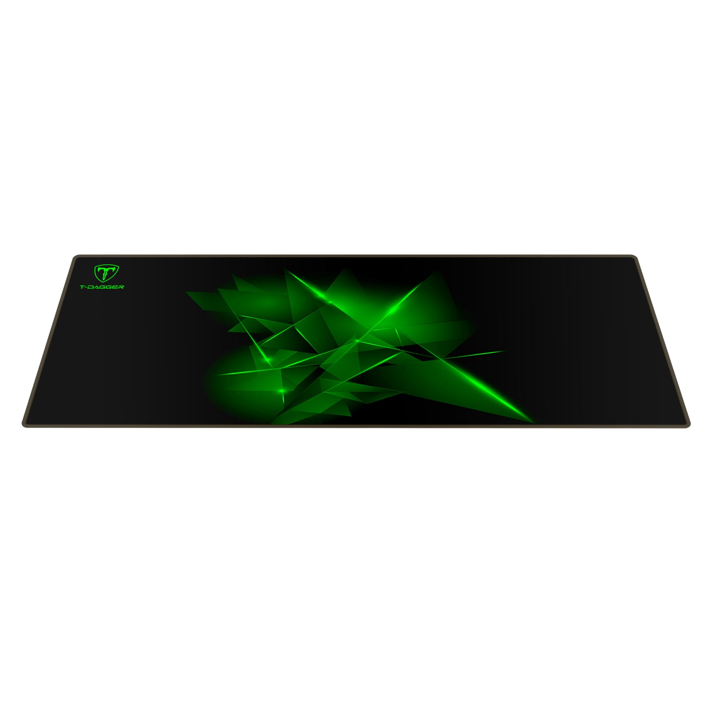 ALFOMBRILLA T-DAGGER GEOMETRY L NEGRO-VERDE 78X30 CMS T-TMP301