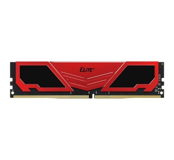 MEMORIA RAM TEAMGROUP ELITE PLUS 8GB DDR4 3200 MHZ ROJA TPRD48G3200HC22016