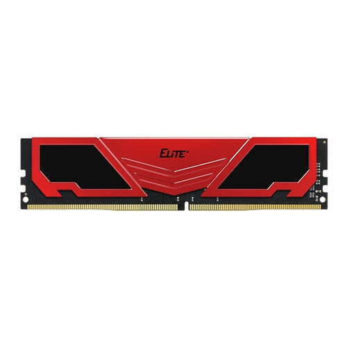 MEMORIA RAM TEAMGROUP ELITE PLUS 8GB DDR4 3200 MHZ PC4 25600 1.2 V DIMM NEGRO ROJO TPRD48G3200HC2201