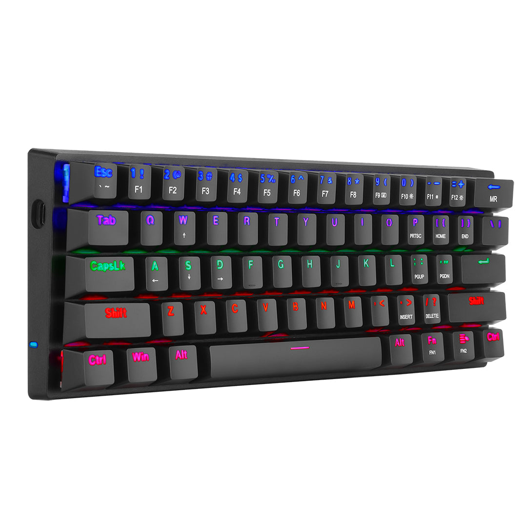 TECLADO MECANICO T-DAGGER ARENA RAINBOW 60% SWITCH BROWN T-TGK321