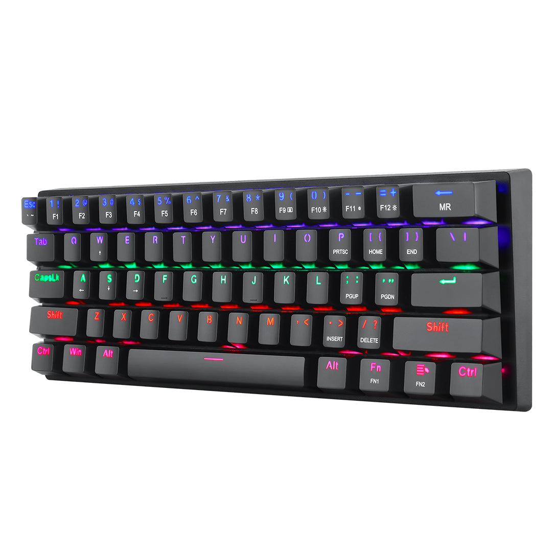 TECLADO MECANICO T-DAGGER ARENA RAINBOW 60% SWITCH BROWN T-TGK321