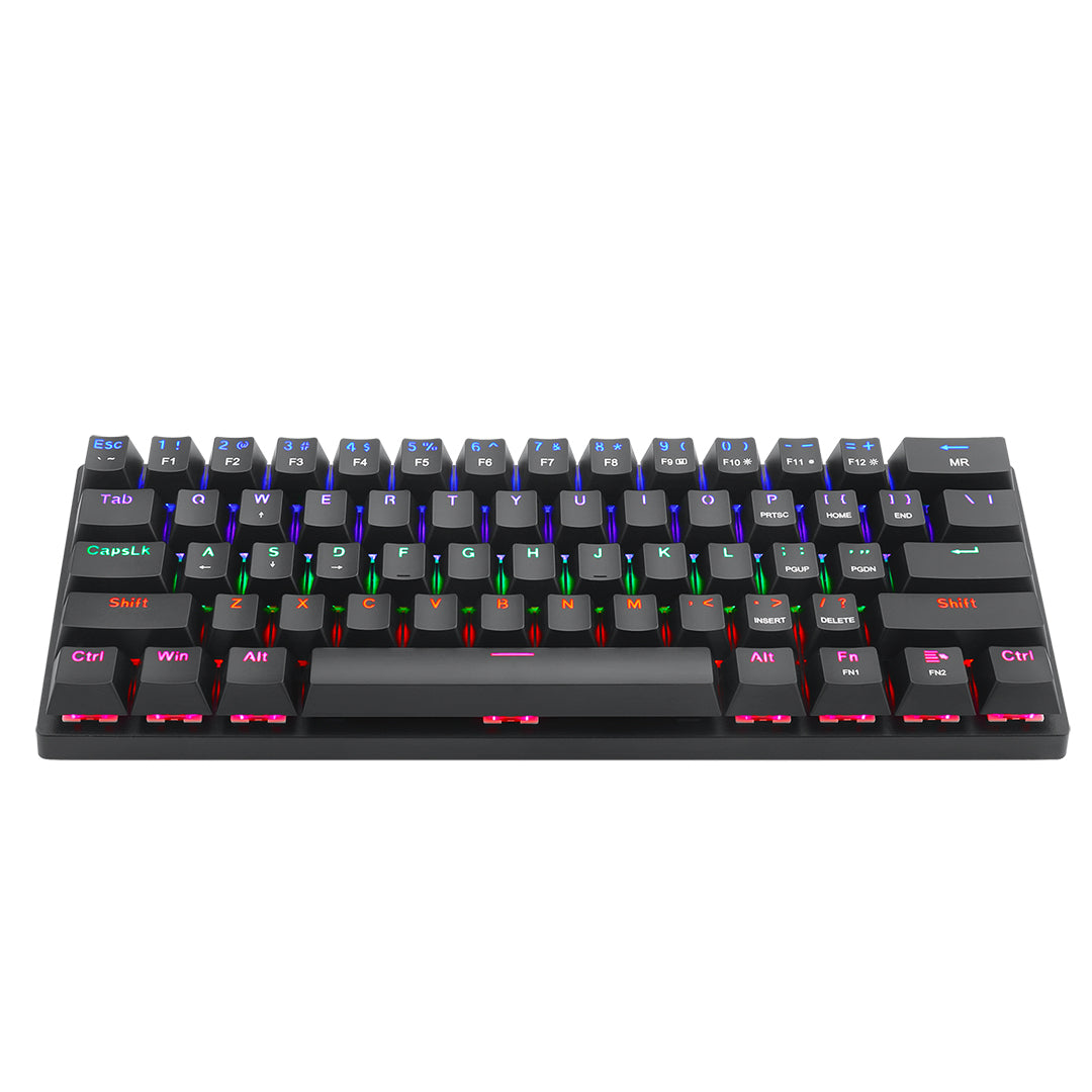 TECLADO MECANICO T-DAGGER ARENA RAINBOW 60% SWITCH BROWN T-TGK321