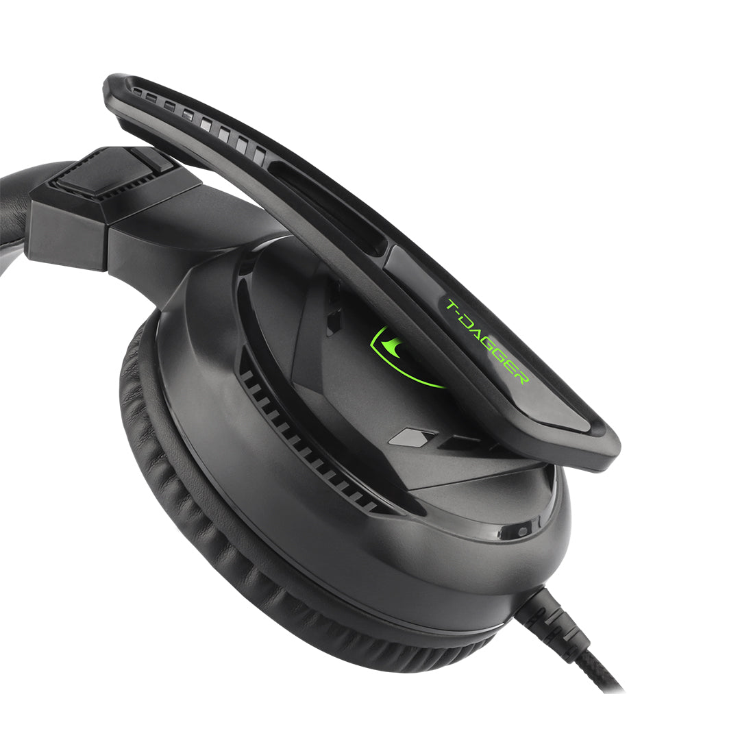 AURICULARES T-DAGGER MCKINLEY 3.5MM NEGRO T-RGH101