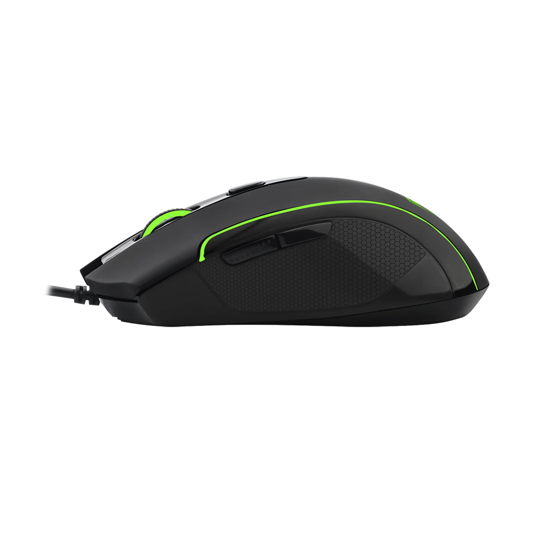 MOUSE T-DAGGER PRIVATE ALAMBRICO RGB NEGRO 3200 DPI T-TGM106