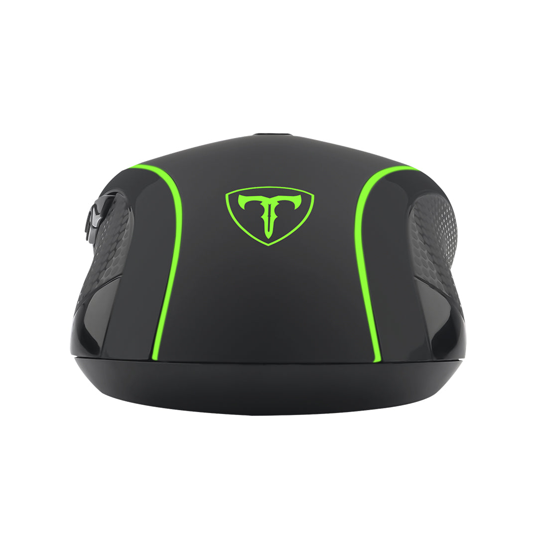 MOUSE T-DAGGER PRIVATE ALAMBRICO RGB NEGRO 3200 DPI T-TGM106