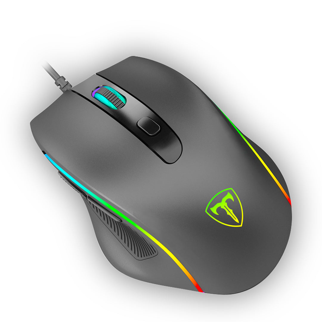 MOUSE T-DAGGER RECRUIT 2 ALAMBRICO RGB NEGRO 3200 DPI T-TGM108