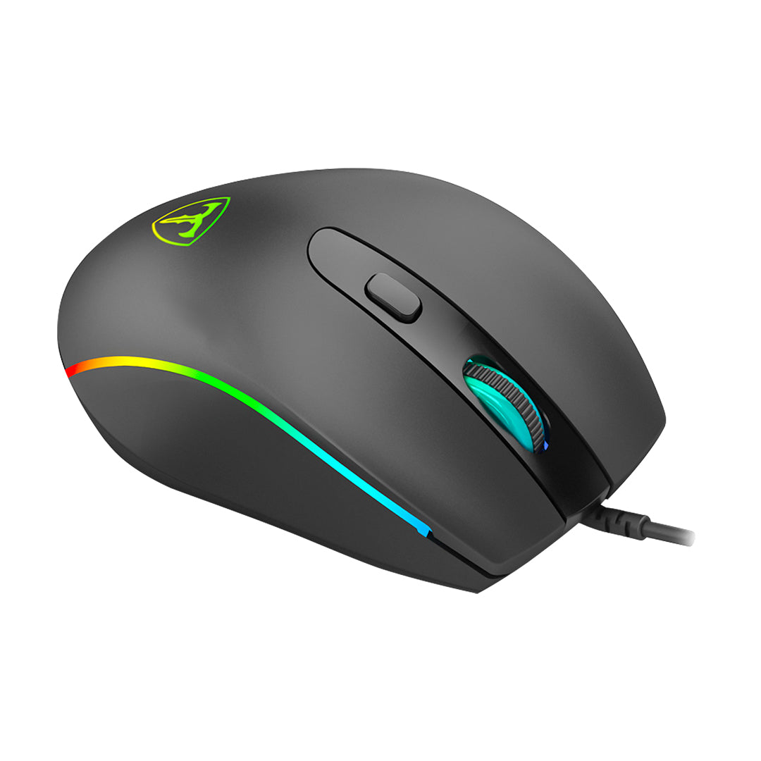 MOUSE T-DAGGER RECRUIT 2 ALAMBRICO RGB NEGRO 3200 DPI T-TGM108