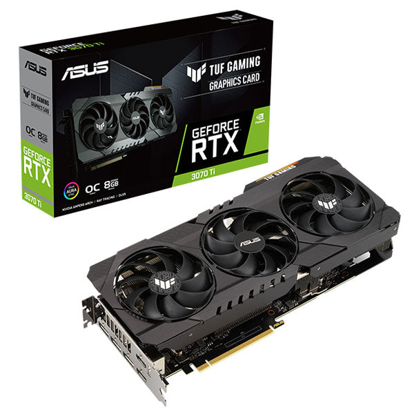 TARJETA DE VIDEO ASUS TUF GAMING GEFROCE RTX 3070Ti OC EDITION 8GB GDDR6X TUF-RTX3070TI-O8G-GAMING