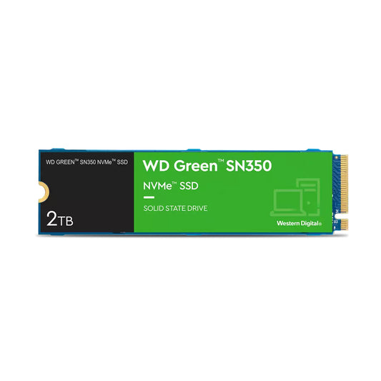 UNIDAD DE ESTADO SOLIDO SSD WD 2TB M.2 GREEN SN350 PCIE3.0 NVME 2280 WDS200T3G0C